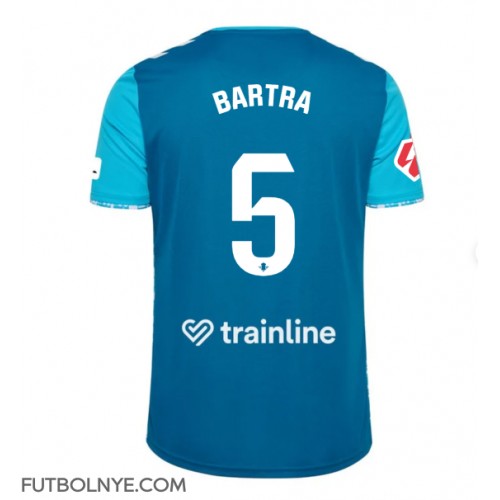 Camiseta Real Betis Marc Bartra #5 Tercera Equipación 2024-25 manga corta